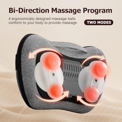 VIKTOR JURGEN Shiatsu Back Massager with Heat, Deep Tissue for Pain Relief - Image 6