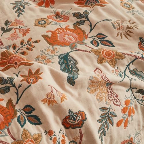 Boho Throw Blanket for Bed 60”x80”, 100% Cotton Blanket for Couch Sofa - Image 7