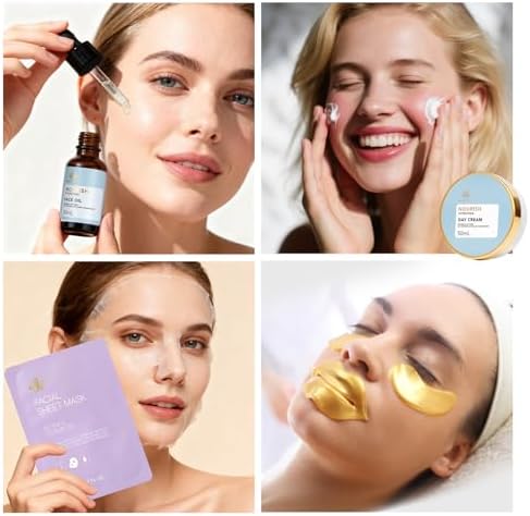 Gifts for Women, 23 Pcs Hydrating Face Skin Care Set, Spa Gifts Basket Set - Image 6