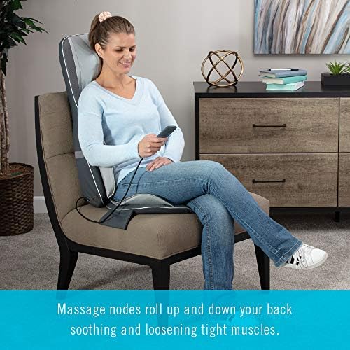 Homedics Gentle Touch Gel Deluxe Shiatsu Neck, Shoulder and Back Massage Cushion with Heat - Image 3