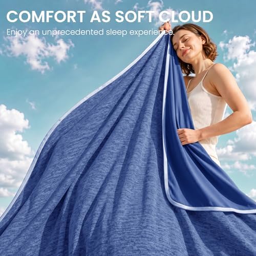 Topcee Cooling Blanket for Night Sweats Absorbs Heat to Keep Adults, Children Cool on Warm Nights, Q-Max 0.5 Cooling Blankets for Hot Sleepers, Ultra-Cool Lightweight Sofa Throw Blanket (50"x70") - Image 6