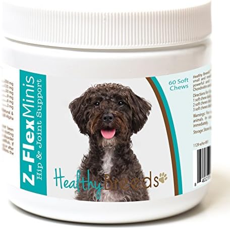 Healthy Breeds Schnoodle Z-Flex Minis Hip and Joint Support Soft Chews 60 Count by HealthyBreeds