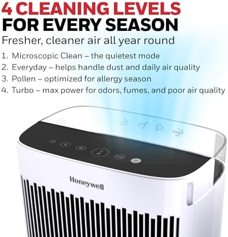 Honeywell HEPA Air Purifier for Home and Small-Medium 938 Ft² Rooms, White - Image 5