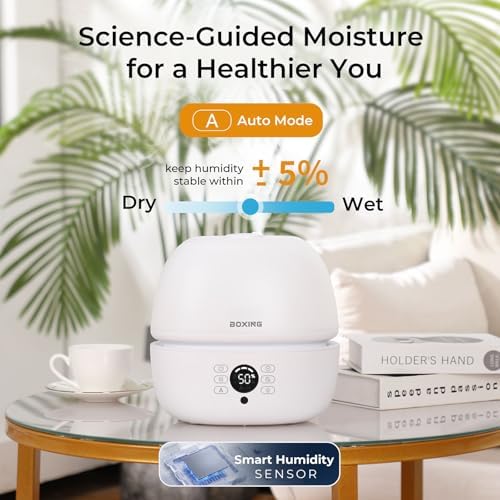 BOXING 3L Humidifier, Humidistat, Auto Mode, Remote, 7-Color Night Light - Image 2