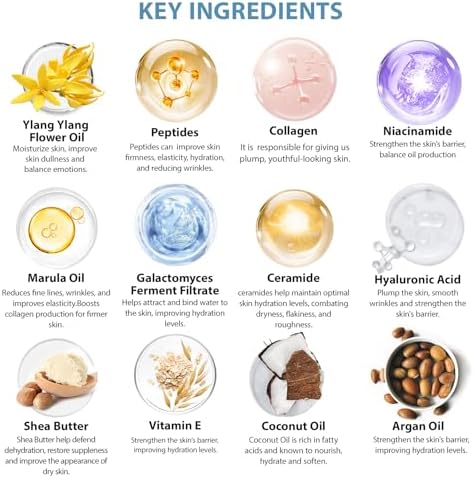 23 Pcs Mother's Day Gifts for Mom, Ylang Facial Skin Care Gift Set, Bath and Body Gifts Basket for Women & Men, Spa Kit Gift Baskets, Birthday Gifts For Women, Sheet Mask, Gel Eye Mask, Christmas - Image 7