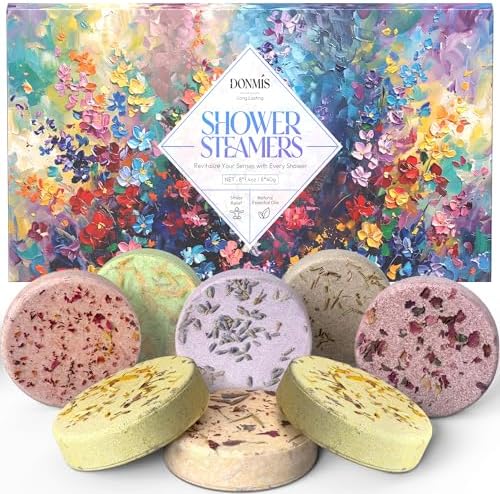 Shower Steamers Aromatherapy Gifts for Women, Relief 8 Pack by DONMIS