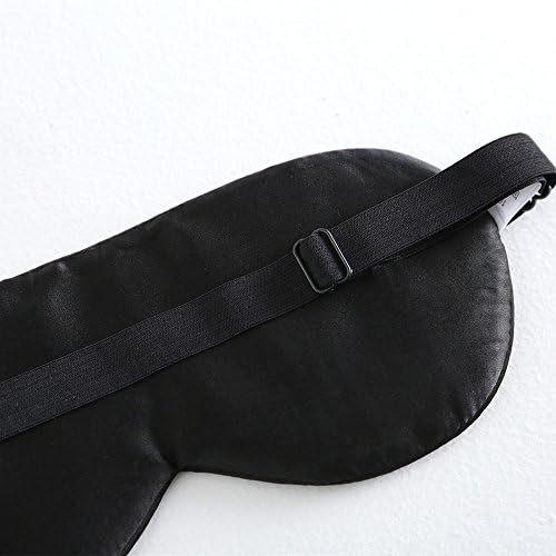 Tim & Tina 100% Silk Sleep Mask Comfortable,Super Soft Blindfold Eye mask Block Light for Sleeping,Shift Work,Naps,Travel,Yoga with Adjustable Strap (Navy Blue) - Image 3