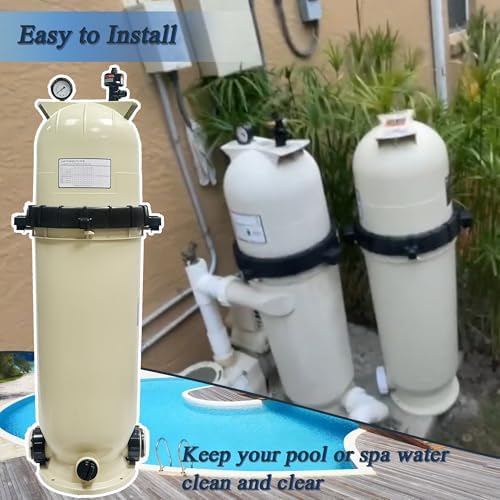 EC-160317 Cartridge Pool Filter,100 sq ft‌100GPM Fit for Pentair CC150 - Image 3