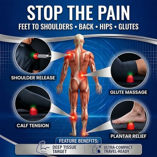 Muscle Trigger Silicone Barbell-Mounted Trigger Point Massage Tool for Back, Neck, Shoulders, Feet & Plantar Fasciitis Relief, Myofascial Release and Deep Tissue Muscle Recovery for Home and Gym - Image 3