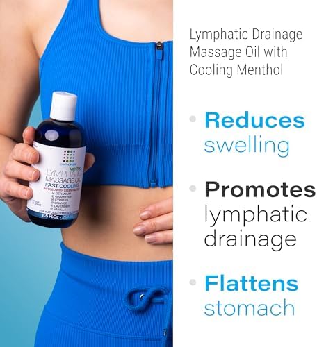 Lymphatic Drainage Massage Oil for Massage Therapy, Arnica & Menthol,8.5 Oz - Image 2
