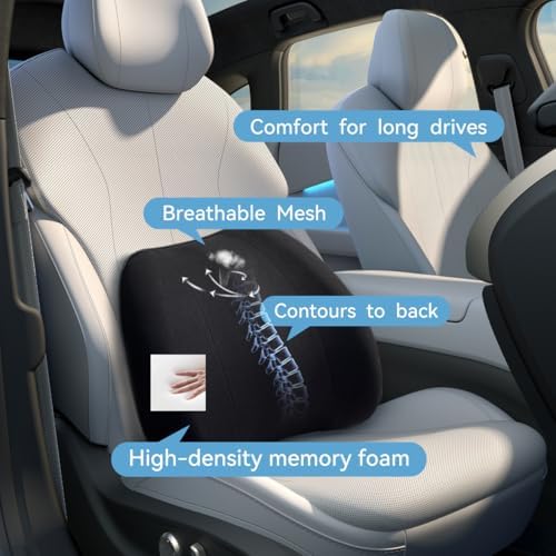 Really Plush Lumbar Support Pillow for Car Seat, Lower Back Support Pillow - Image 6