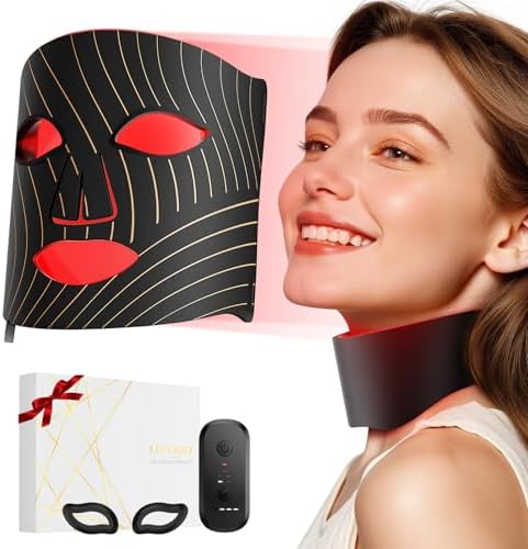 Red Light Therapy for Face,LED Face Mask Light Therapy with Neck Device - Image 2