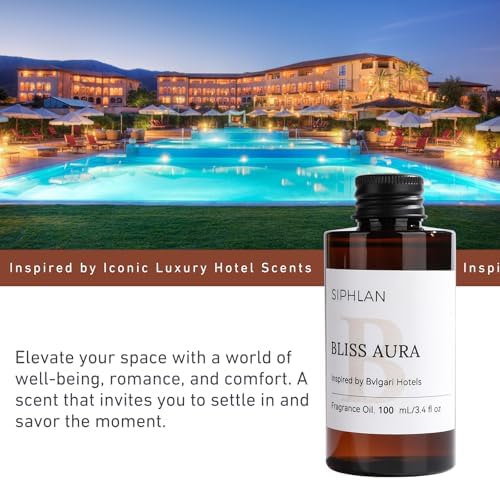 Bliss Aura Hotel Collection Diffuser Oil – 100mL Luxury Aromatherapy Essential Oil for Diffusers & Waterless Diffusers – Premium Fragrance for Home & Office - Image 6
