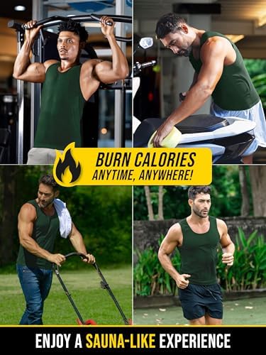 Men’s Sweat Vest - Boost Weight Loss with Increased Sweating & Compression Technology Sauna Vest for Men (XS-7XL) - Image 5