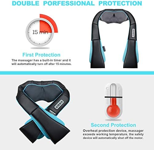 Mo Cuishle Shiatsu Neck Massager for Pain Relief Deep Tissue, Gifts for Men - Image 4
