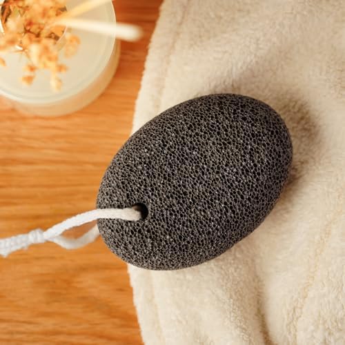 Extra Thick Pumice Stone for Feet and Hands – Ergonomic, Durable Natural Foot File – Gray, 3.9x2.8x1.6 in – Ideal for Cracked Heel Treatment,Callus Remover for feet&Dead Skin Exfoliation - Image 6