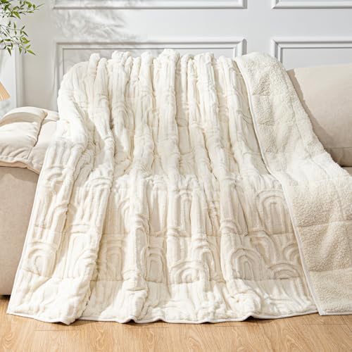 Cottonblue Weighted Blanket for Adults 15lbs Queen Size 60"x80" Soft Fleece by Cottonblue
