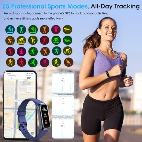 Fitness Tracker – Heart Rate Blood Oxygen Blood Pressure Temp Sleep Calorie - Image 4
