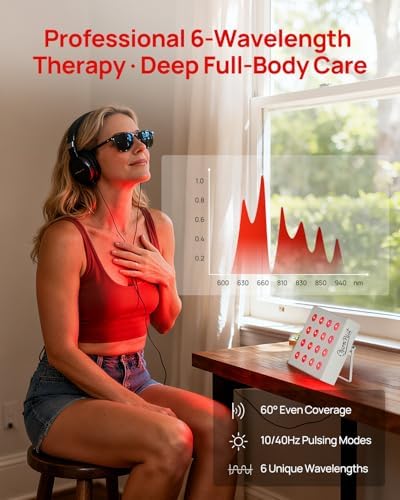 Red Light Therapy for Body Panel, 16‑LED, 6 Wavelengths - Image 5