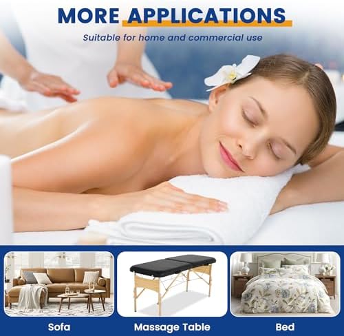 Massage Table Warmer Heating Pad Professional Massage Bed Warmer with 4 Timer, 8 Heat Settings, Overheat Protection for Massage Bed & Spa, Thickened & Soft Fleece, 30" x 71" - Image 6