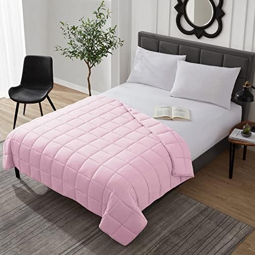 L'AGRATY Weighted Blanket - 40"x60" 7lbs Cooling Breathable Microfiber Material with Glass Beads Small Blanket All-Season Summer Fall Winter Soft Thick Comfort - Image 2