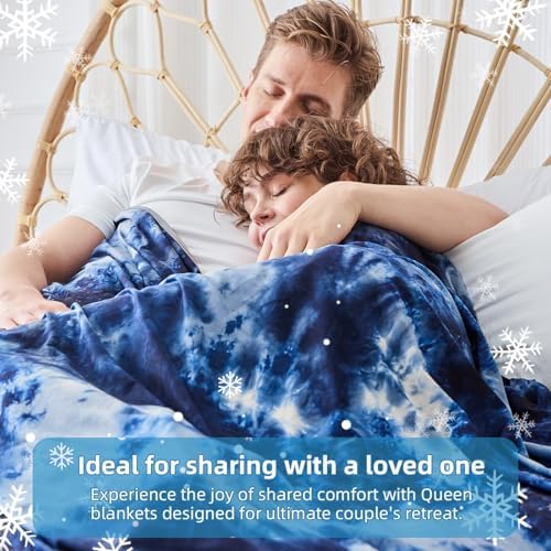 inhand Cooling Blanket Queen Size for Hot Sleepers (90"x90", Navy) - Image 7