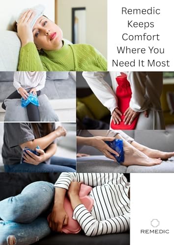 Remedic Reusable Self-Adhesive Wrap (55" x 10") – Wide Fabric Holder for Hot or Cold Packs – Secure Fit for Abdomen, Back, Stomach, Menstrual Comfort – Washable, Cuttable, Easy to Use for Seniors Too - Image 2