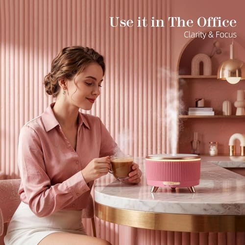 500ml Essential Oil Diffuser, Ultrasonic Aromatherapy Humidifier - Image 3