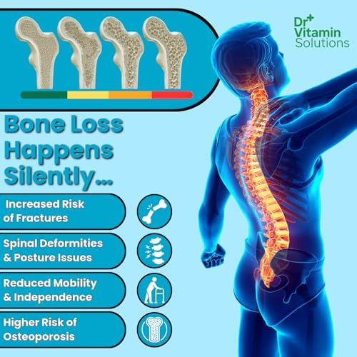 Bone Health Max - Advanced Calcium & Magnesium Supplement with Vitamin D3, Bromelain & Ipriflavone - 60 Tablets for Stronger Bones & Joint Support - Image 3