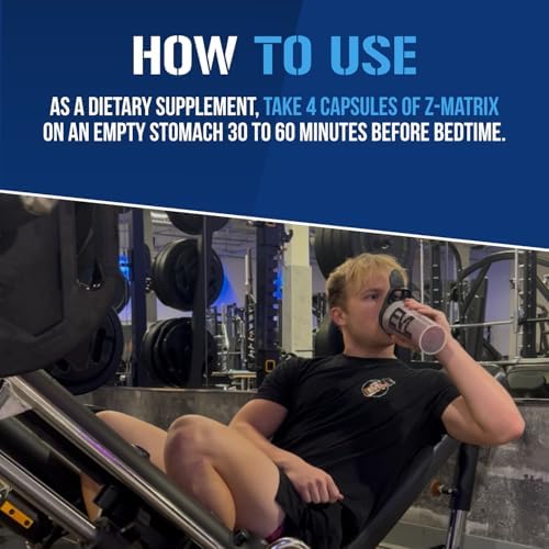 EVL ZMatrix Magnesium & Zinc Muscle Recovery Supplement - 60 Servings - Image 5