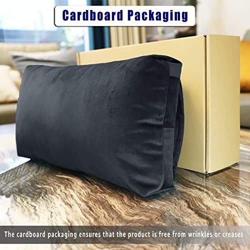 Headrest Pillow with Pearl Cotton Filling - Non-Slip Headrest Cushion for Recliners, Sofas and Loveseats (Black) - Image 2