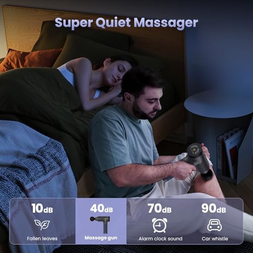 Massage Gun Deep Tissue,Handheld Percussion Muscle Massager for Back - Image 5