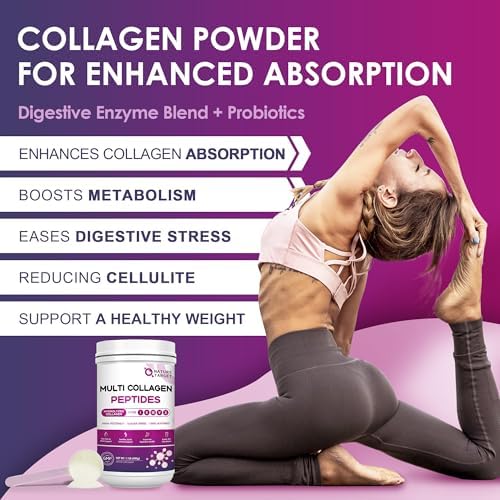 NATURE TARGET Multi Collagen Peptides Powder, 50 Servings - Image 5