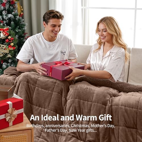 Uttermara Weighted Blankets for Adults Queen Size, 15lbs 60x80 inches - Image 5