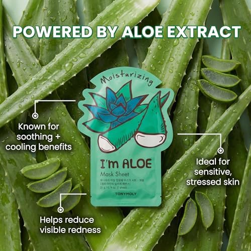 TONYMOLY I'm Face Sheet Masks - Hydrating & Soothing Korean Skincare - Image 4