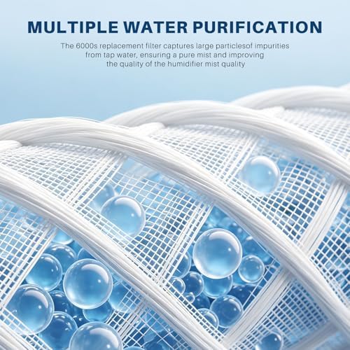 8-Pack 6000S Humidifier Wick Filter Replacement for LEVOIT - Image 5