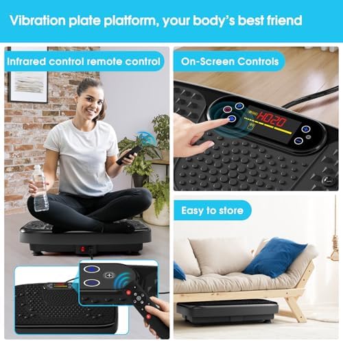 SoftGym Vibration Plate Exercise Machine for Lymphatic Drainage & Fitness - Image 2