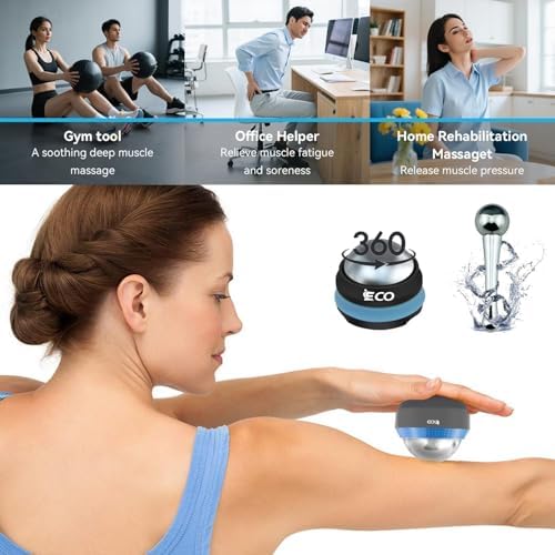 iECO Massage Ice Roller Ball Cold & Heat Therapy Plantar Fasciitis Roller - Image 3