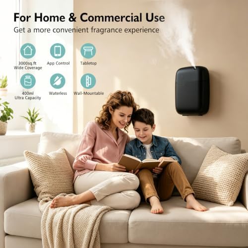 Waterless Essential Oil Diffuser Cold Air Scent Diffuser for Home Hotel - Image 7