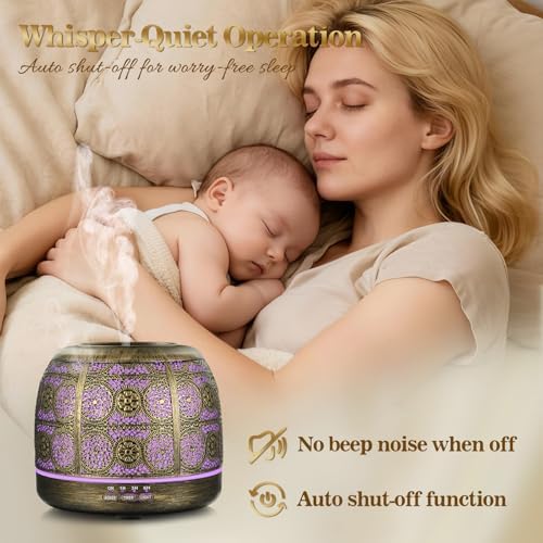 ARVIDSSON Essential Oil Diffuser for Home, 500ml Aromatherapy Diffuser - Image 5