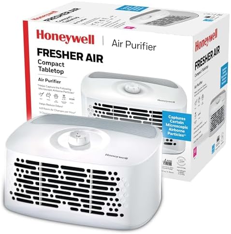 Honeywell Air Purifier for Home, 465 Ft² in 1 hour, White HHT270 by HoneywellPluggedIn