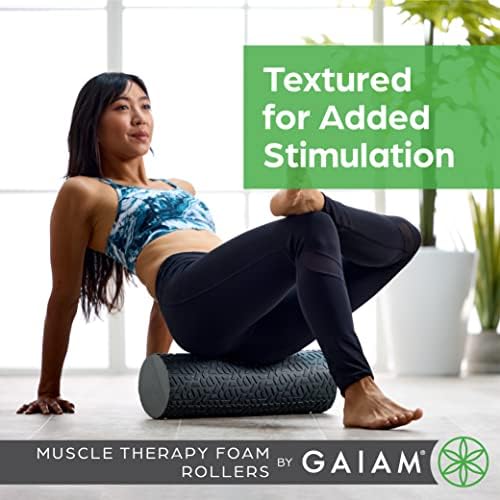 Gaiam Restore Foam Roller, Muscle Recovery, 18", High Density (Purple) - Image 3