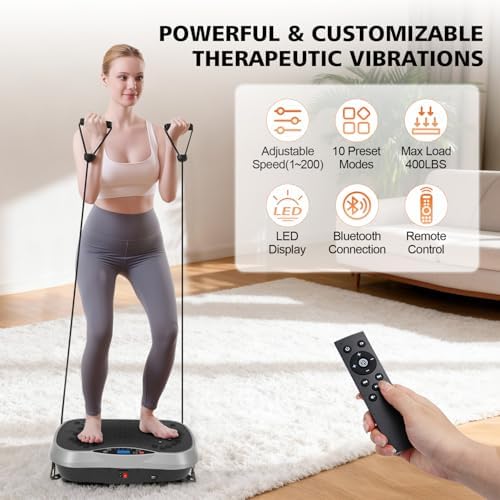 Vibration Plate Exercise Machine for Whole Body Lymphatic Drainage - Image 2