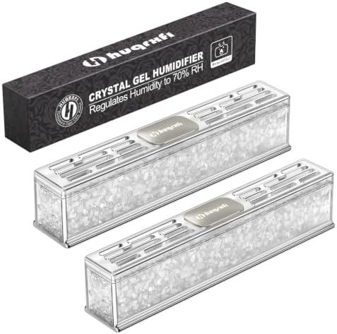 Pre-Filled Cigar Humidifier (2-pack)– Ready-to-Use Crystal Gel Humidifier, Cigar Humidor Accessories, Maintains Ideal 65-70% Cigars Humidity by Unknown