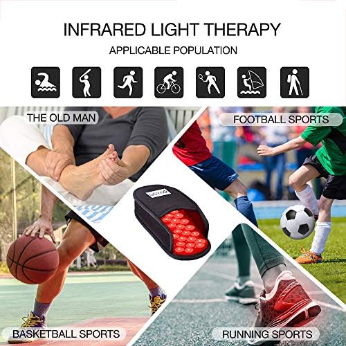 Red Infrared Light Therapy for Foot Pain Relief 660 & 880NM Deeper Therapy Device with Auto Off Timer (Single) - Image 5
