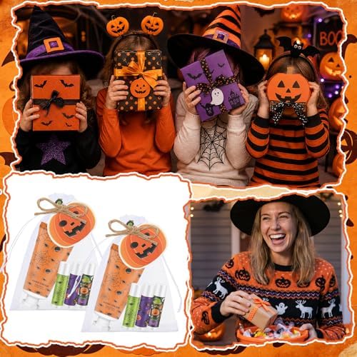 144 Pcs Halloween Pumpkin Lip Balm Hand Cream Party Favor Gifts - Image 6