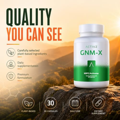 ACTIVZ - GNM-X - Nrf2 Activation Formula with DexKey Tech - 30 Capsules - Image 3