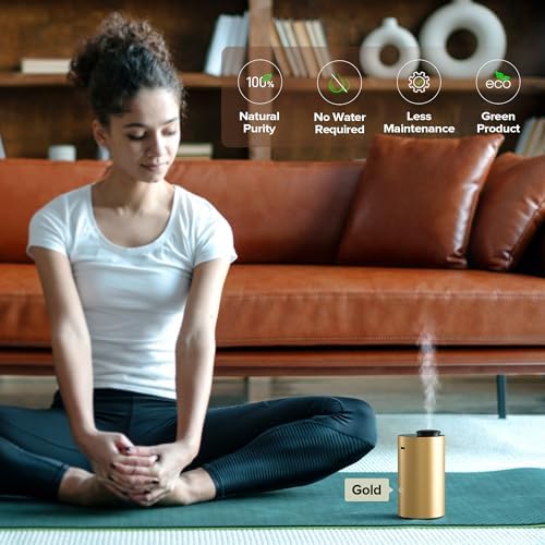 Airversa ANX Waterless Diffuser for Essential Oil for Home, Room, Silver - Image 6