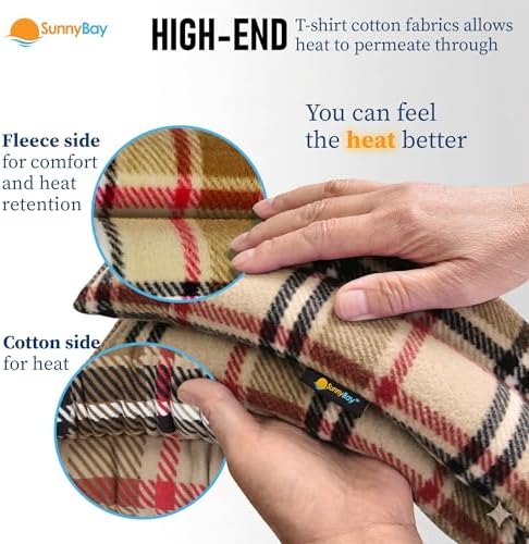 SunnyBay Heating Pad, Neck and Shoulder Wrap, 26x4 inch, London - Image 2