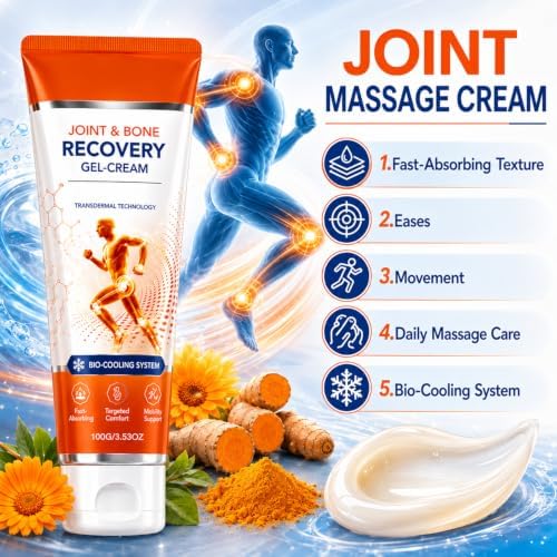 Professional Joint & Bone Gel-Cream,Fast Absorbing Cooling Lotion Comfortable for Mobility Support - Image 2